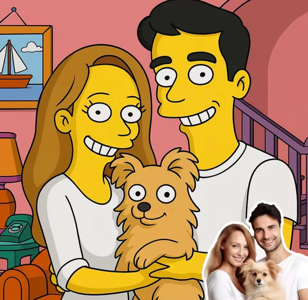 Simpsons Style Customised Photograph